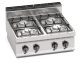 Berto's - Professional gas stove 4 égős 800x714x290 mm 21,5 kW - G7F4BPW