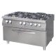 Özti - Professional gas stove 6 égős 1200x900x850 mm 48 kW sütővel - OSOGEF 12090 S