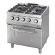 Özti - Professional gas stove 4 égős 800x700x850 mm 20 kW elektr. sütővel - OSOGEF 8070