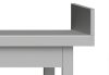 Stalgast -  Rm  Stainless steel table hátsó felhajtással 1500x600x850 mm összeszerelhető