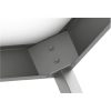 Stalgast - Rm Stainless steel table hátsó felhajtással  1000x700x850 mm, összeszerelhető