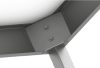 Stalgast - Rm Stainless steel table hátsó felhajtással alsó polccal 600x600x850 mm, összeszerelhető