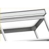 Stalgast - Rm Stainless steel table hátsó felhajtással alsó polccal 800x700x850 mm, összeszerelhető