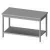 Stalgast -  Rm  Stainless steel table alsó polccal 1500x600x850 mm összeszerelhető