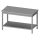 Stalgast - Rm Stainless steel table alsó polccal 1400x700x850 mm, összeszerelhető