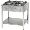 Stalgast - Professional gas stove 4 égős 800x700x850 mm 24 kW - 979531