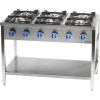 Stalgast - Professional gas stove 6 égős 1200x700x850 mm 32,5 kW - 979611