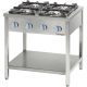 Stalgast - Professional gas stove 4 égős 900x900x850 mm 36 kW - 999551