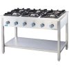 Stalgast - Professional gas stove 6 égős 1300x900x850 mm 36,5 kW - 999621