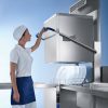 Electrolux - Átadó rendszerű Dishwasher, szimpla burkolat, manuális tető nyitás, beépített öblítőszer adagoló, 80 kosár/óra