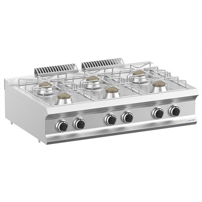 Dexion - Professional gas stove 6 égős 1100x730x250 mm asztali (LXFB711TXS)
