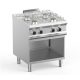 Dexion - Professional gas stove 4 égős 700x730x850 mm szabadonálló (LXFB77AXS)