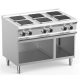 Dexion - Professional Electric Stove 6 szögletes égős 400V 1100x730x850 mm szabadonálló (LXPQ711A)