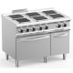 Dexion - Professional Electric Stove 6 szögletes égős, sütővel 400V 1100x730x850 mm szabadonálló (LXPQ711FE)