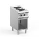 Dexion - Professional Electric Stove 2 szögletes égős 400V 400x730x850 mm szabadonálló(LXPQ74A)