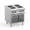 Dexion - Professional Electric Stove 4 szögletes égős 400V 700x730x850 mm szabadonálló (LXPQ77A)