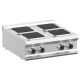 Dexion - Professional Electric Stove 4 szögletes égős 400V 700x730x250 mm asztali (LXPQ77T)