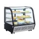 Mastercold - Tabletop Fridge, Refrigerated Display asztali hajlított üvegű 120 literes (VPR-120)