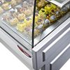 Tecnodom - Pastry Refrigerator hajlított üveggel 100 cm széles RIVO100SVC
