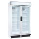 Glass door fridge két ajtós - USS 748 D2KL